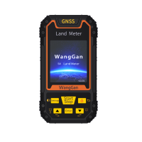 WangGan S4 สีหน้าจอGPS Land Meterเครื่องสำรวจมืออาชีพGNSSรับพื้นที่วัด