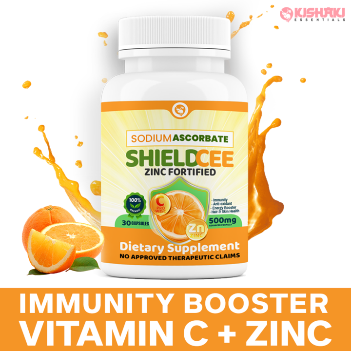 SHIELDCEE by Kishaki Essentials ( 30 Capsules ) 500mg ( Sodium