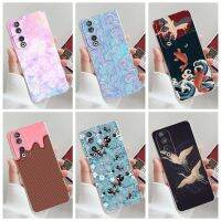 เคสสำหรับ Honor 90เคสฝาหลัง TPU ซิลิโคนอ่อนชัดเจนเพ้นท์ลายสวยงามสำหรับ Huawei Honor90 NX9เคสมือถือเรียบัมเปอร์สำหรับเด็กผู้หญิงเด็กผู้ชายและผู้หญิง