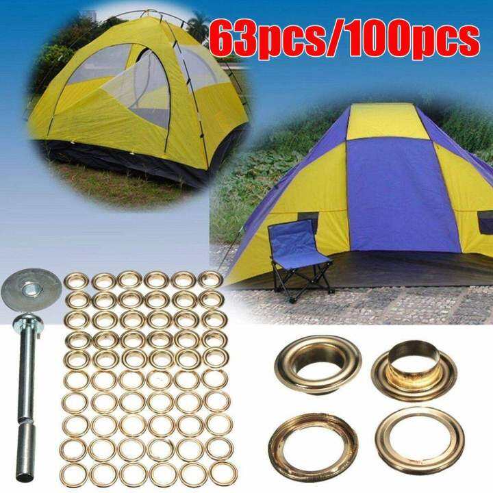 63pcs-punch-เครื่องมือชุดซ่อม-30-grommets-30เครื่องซักผ้าตาไก่-punch-ชุดสำหรับผ้าใบกันน้ำกลางแจ้ง-tarp-กันสาดเต็นท์-billboard-แบบพกพา