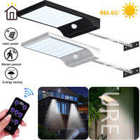 FURNITURESTORE โคมไฟทางเดิน โคมไฟถนน พลังงานโซล่าเซลล์ พลังงานแสงอาทิตย์ 48 LED Solar Lamp 3 Modes