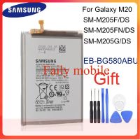 Samsungแบตเตอรี่ของแท้EB-BG580ABUสำหรับSamsung Galaxy M20 SM-M205F/DS SM-M205FN/DS SM-M205G/DS M205F 4900/5000mAhความจุ +เครื่องมือ