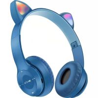 Wireless Headphones Cat Ear with Mic Bluetooth 5.0 RGB Stereo Bass Helmets Gamer Girl Gifts PC Phone Gaming Headset