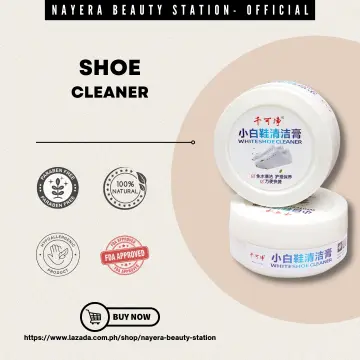 1pc White Shoe Cleaning Cream And Brush, Multifunctional Whitening Sports  Shoe Cleaner, For Removing Stains And Dirt