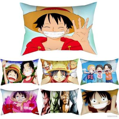 HZ ONE PIECE Anime Rectangular 30x50CM Pillow Cases Luffy zoro Nami Sofa Car Cushion Cover Home Decorative Pillowcase ZH