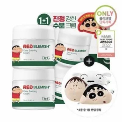 DR.G red blemish Clear Soothing cream 70ml+70ml ชินจัง