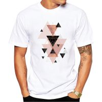 2023 Mens New Geometric Triangles Design Short Sleeve T Shirt Cool Printed Tops Hipster Tee| |   - AliExpress