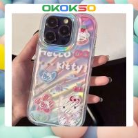 [OKOKSO] เคสโทรศัพท์มือถือนิ่ม กันกระแทก ลายการ์ตูนคิตตี้กราฟฟิตี้ สําหรับ OPPO Reno9 Reno8 Reno7pro reno6 7z 5 R17 A53 A9 2023 F11 A31 A78 A77