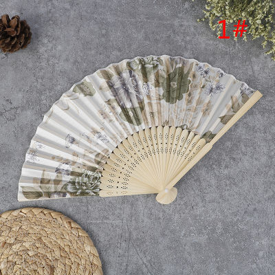 Silk Fan Chinese Japanese Style Folding Fan Wedding Fan Art Gifts Dance Hand Fan