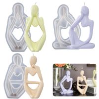 Epoxy Resin Plaster Concrete Mould Home Decor Ornaments Thinker Silicone Mold Candle