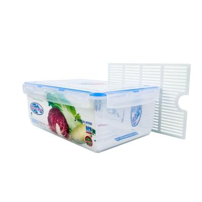 กล่องถนอมอาหาร กล่องใส่อาหาร ป้องกันเชื้อราและแบคทีเรีย เข้าไมโครเวฟได้ ความจุ 7200 ml. (7.2 ลิตร) แบรนด์ Super Lock รุ่น 5058