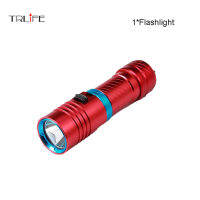 Diving Flashlight L2 18650 26650 battery Portable Dive torch 200M Underwater Camping Stepless Dimming Waterproof USB Chargeable