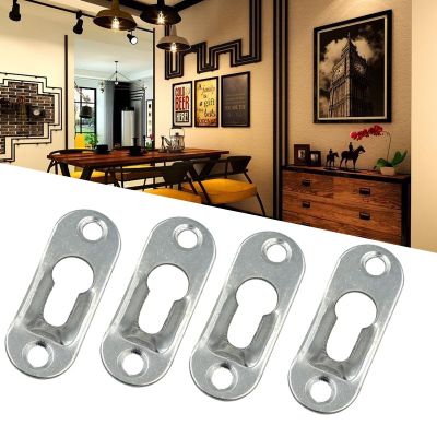 20pcs/Set Picture Hangers 45mmX16mm Metal Keyhole Hanger Fasteners for Picture Photo Frame Furnniture Cabinet Accessory EL