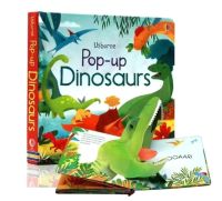GanGdun Usborne Pop Up Dinosaurs English Book 3D Lift The Flap Book Picture Books Reading Early Learning Educational Gifts for Children Kids