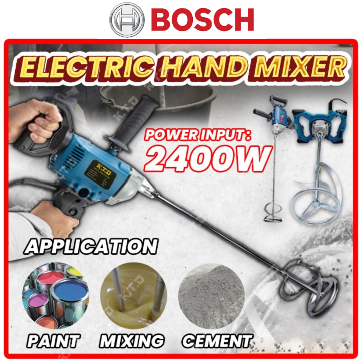 Electric Paint Mixer Blender Power Tools Hand Paint Mixer Cement Mixer