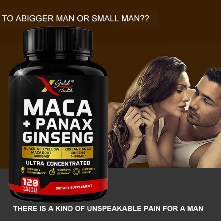 Maca + Ginseng Capsules - Supports Energy, Cardiovascular and Immune Health,  Hormone Balance for Men and Women | Lazada PH