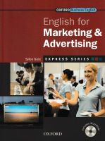 Oxford Business English | English for Marketing &amp; Advertising + MultiRom
