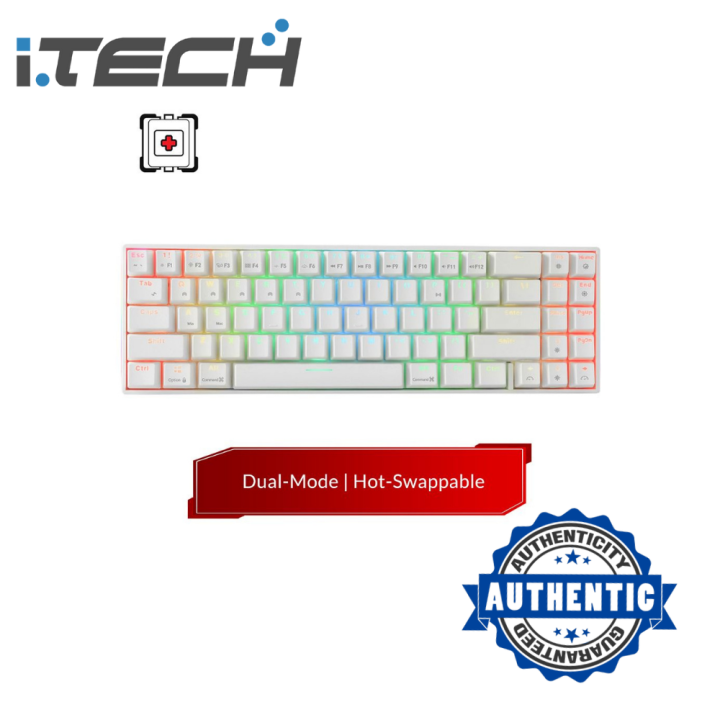 RK Royal Kludge RK84 Tri-Mode RGB 84-Keys Hot-Swappable Mechanical ...