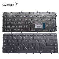 GZEELE แป้นพิมพ์ภาษารัสเซียสำหรับอุปกรณ์เติมหมึก HP 4 6 4-1000 4-1100 4-1200 6-1000 6-1100 6-1200 4-1030us 4-1130U RU แทน