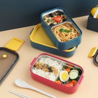 hot【cw】 304 Bento School Kids Office Worker Microwae Heating Food Storage Boxfiambrera