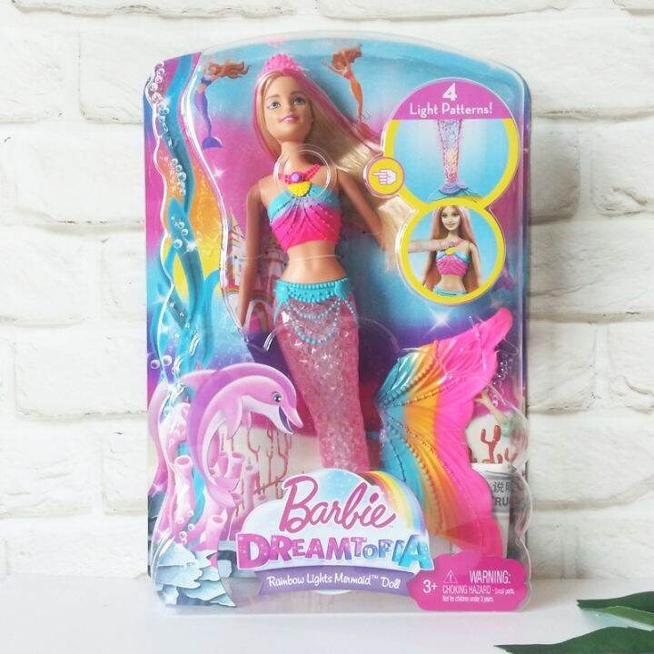 barbie-ดรีมโทเปียของแท้-คอลเลคชั่นตุ๊กตานางเงือกของเล่นสำหรับเด็กผู้หญิงของขวัญคริสต์มาสวันเกิดตุ๊กตานางเงือก-barbie-ของแท้