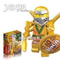 Compatible with LEGOs 2022 new product Phantom Ninjago 10th Anniversary Gold Commemorative Edition MOC third-party minifigures