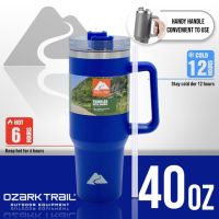 แท้100%Ozark Trail Tumbler Handle 40oz แก้วโอซาค แก้วเก็บความเย็น แก้วน้ำสแตนเลสหูจับ แก้วเก็บอุณหภูมิ เก็บอุณหภูมิ ร้อน เย็น ขนาด 1200 ml คละสี