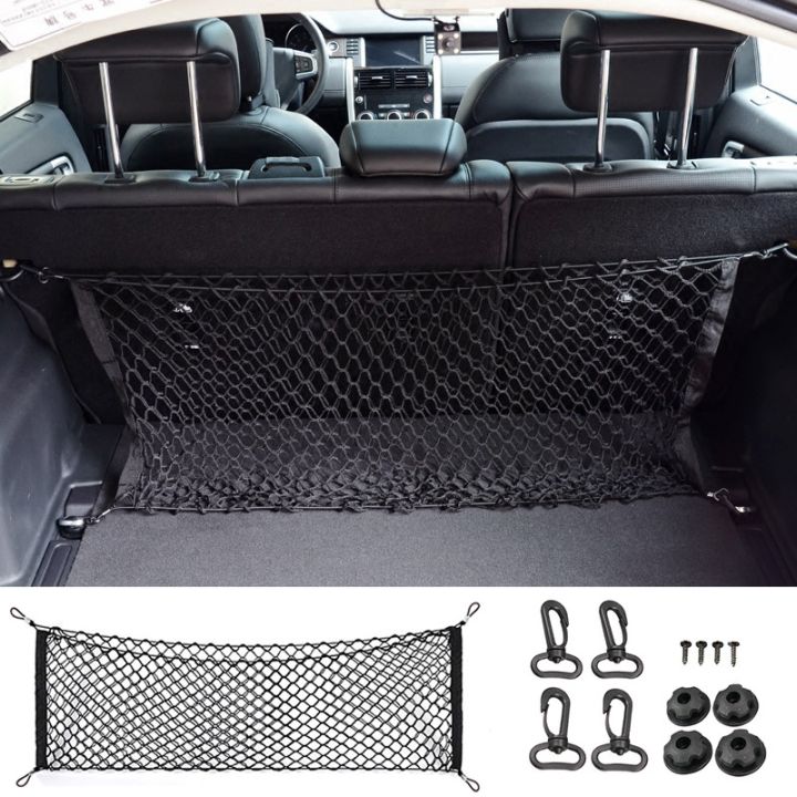 hotx-cw-2022-car-rear-net-mesh-elastic-back-storage-organizer-layer-luggage-grocery-holder-accessories