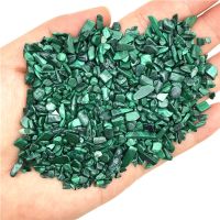 Wholesale 50g 3-5mm Natural Malachite Tumbled Stone Polished Gemstone Gravel Fish Tank Gemstones Natural