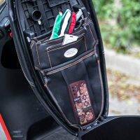 【LZ】 Motorcycle Scooter Seat Bag Organizer Bag Tool Storage Practical PU Leather Motorcycle Seat Wall Bag Motorbike Parts