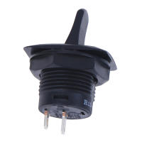 JointFlowers R13-402A Black 2Pin ON-ON บำรุงรักษาตำแหน่ง2ตำแหน่ง CH round TOGGLE SWITCH