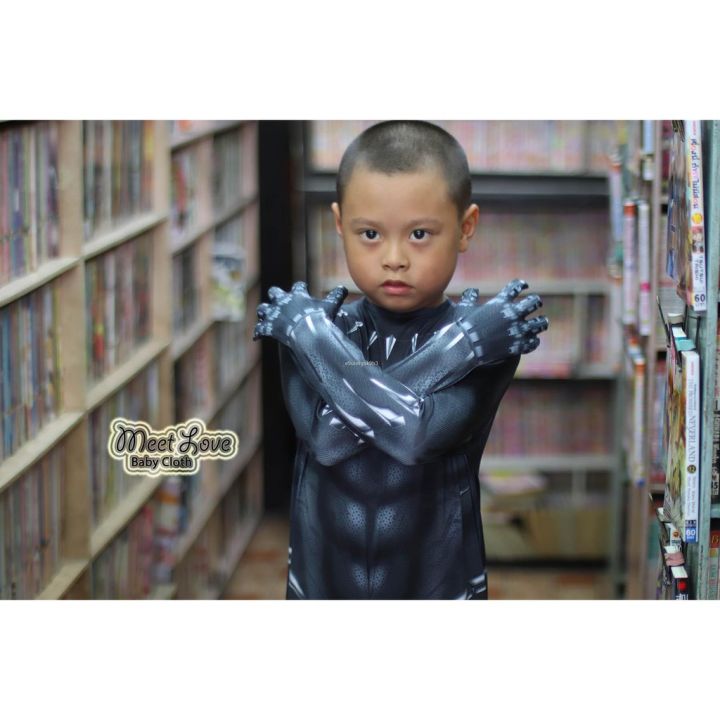 bab-ชุดของขวัญเด็กแรกเกิด-ในสต็อกในกรุงเทพ-พร้อมส่ง-cosplay-black-panther-ชุดแบล็คแพนเธอร์-ชุดแฟนซี-ฮีโร่เด็ก-ชุดของขวัญเด็กอ่อน-เซ็ตเด็กแรกเกิด