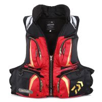 Daiwa Multifunctional Outdoor Fishing Life Jacket Multiple Pocket Buoyancy Swimming Detachable Drifting Safety Fishing Life Vest  Life Jackets