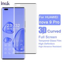 ~ Imak Huawei Nova 9 Pro Tempered Glass Huawei Nova9 3D Curved Full Cover Screen Protector Film