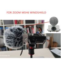 Dead Cat Mic Windproof Cover Filter ประดิษฐ์ Fur Muff Windscreen Shield สำหรับ ZOOM MSH6 Handy Recorder ปากกาไมโครโฟน