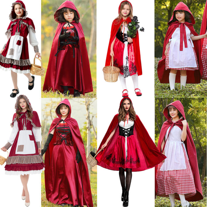 👗👑 Performance clothing~ 2021 Little Red Riding Hood Cosplay Clothes ...