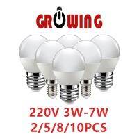 โคมไฟหลอดไฟ LED G45 3W-7W ไม่มีไฟแฟลช220V E27 E14เหมาะสำหรับห้องครัวห้องนั่งเล่นห้องน้ำโคมระย้าดาวน์