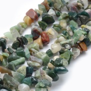 5Strand Natural Indian Agate Beads Strands Chip 5 8mm Hole 1mm about 33