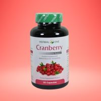 Herbal one cranberry extract เฮอร์บัล วัน สารสกัดจากผลแครนเบอร์รี่ 60 แคปซูล แครนเบอร์รี่สกัด