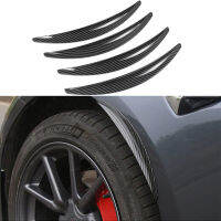 4PCs การปรับเปลี่ยนรถตกแต่ง Strip Fender Flares Mud Flap Splash Guards Arch ล้อ Eyebrow Lip สำหรับ Tesla รุ่น3