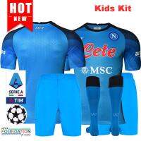 Kids kit Napoli soccer Jersey 2022 2023 home Football Shirt ELMAS OSIMHEN H.LOZANO ZIELINSKI sportswear suit with sock