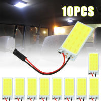 Jpks/ 10ชิ้น COB สีขาว15จาน LED หลอดไฟ T10ไฟ12V 5ชิ้น/โดมตกแต่งภายในรถยนต์พร้อมส่ง