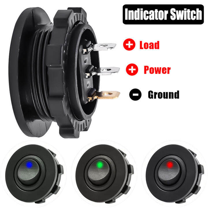 Car Modified Switch DC 12V Toggle Switches with Indicator Light Switching for Auto Motorcycles