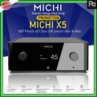 ROTEL Michi X5 Integrated Amplifier 600 วัตต์ที่ 4 โอห์ม Analog, Digital, XLR, apt-X Bluetooth, Moving Magnet และ Moving Coil Phono Stage. พีเอ ซาว์ด เซนเตอร์ PA SOUND CENTER