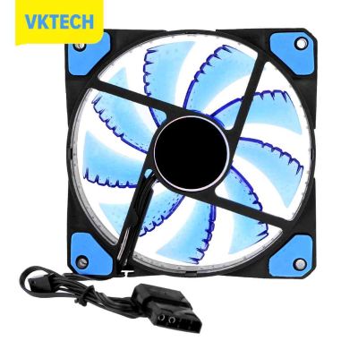 [Vktech] คอมพิวเตอร์พีซี33ไฟ LED 120มม. เคสคอมพิวเตอร์เงียบฮีทซิงค์พัดลมระบายความร้อน