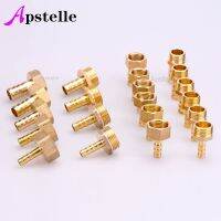 APSTELLE Brass Barb Tail Air Tube Hose 4 6 8 10 12 19mm-Male Female Connector Coupler Adapter Joint