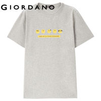 Giordano Official เสื้อยืดแขนสั้นผู้ชาย เสื้อแฟชั่นผช 13091004