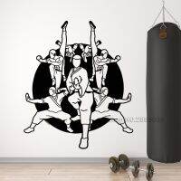 [COD] New Vinyl Wall Decal School Fighters Martial Sport Stickers Interior Murals Sticker LC600