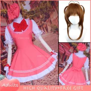 Card Captor Sakura Kinomoto Sakura Red Lolit derss Online Sale - Best  Profession Cosplay Costumes Online Shop