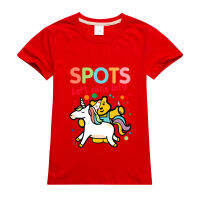 Spotty Pudsey Bear Tshirt ครึ่งแขนผ้าฝ้าย100% ฤดูร้อนเด็ก Bottoming เสื้อ Bottoming เสื้อเด็กผ้าฝ้าย Tshirt